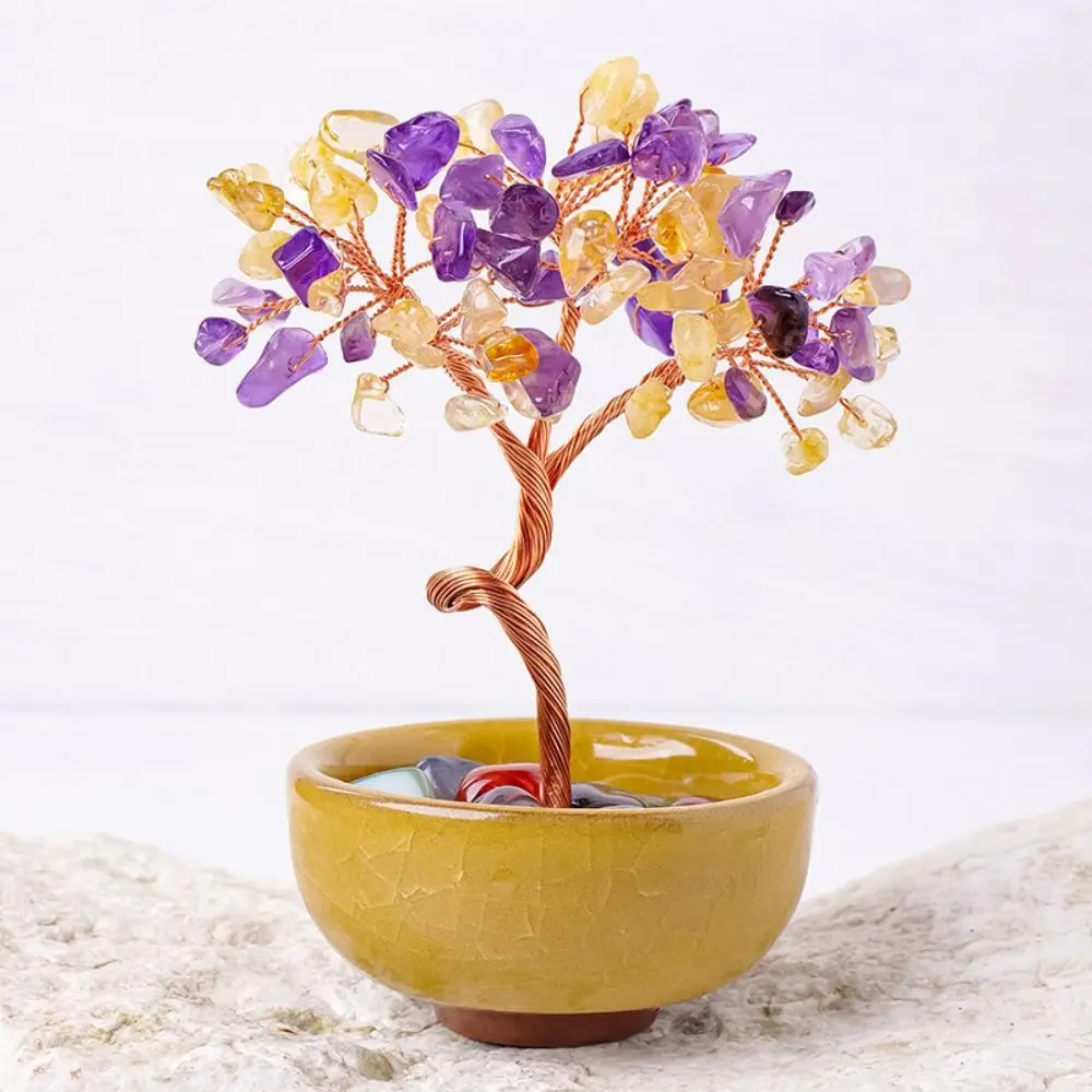 Креативное декоративное натуральное хрустальное дерево ручной работы, хрустальные украшения с удачей, имитация дерева, домашний декор
Креативное декоративное натуральное хрустальное дерево ручной работы, хрустальные украшения с удачей, имитация дерева, домашний декор