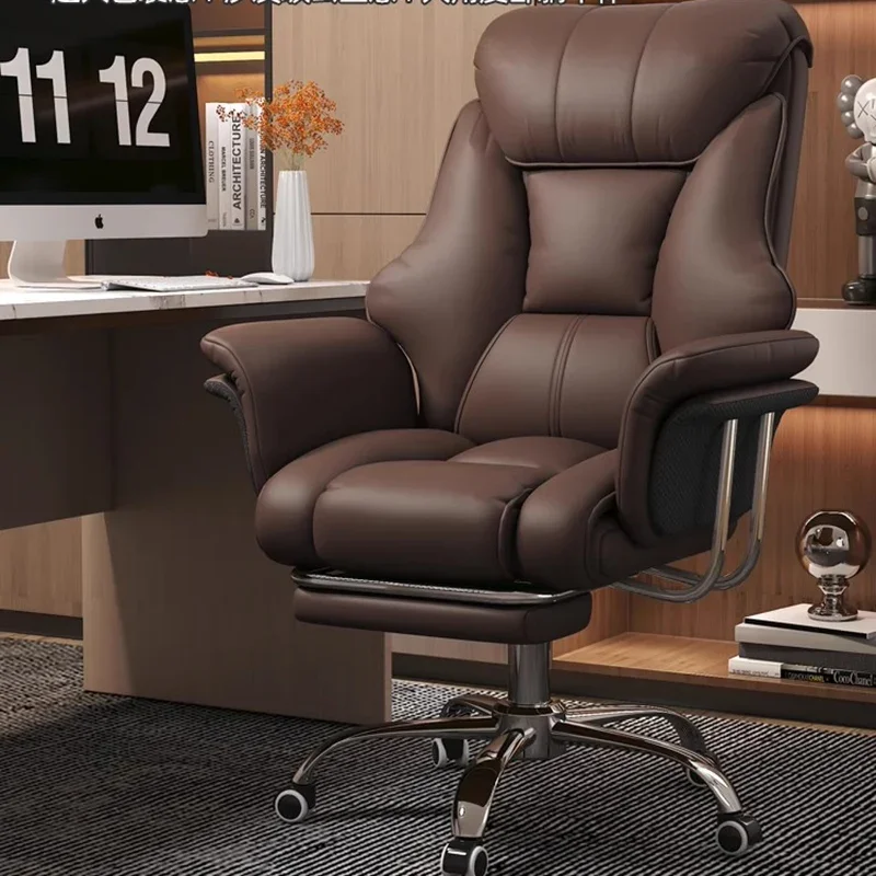 Luxury Ergonomic Office Chair Vanity Desk Throne Study Comfortable Office Chair Nordic Reading Student Stoel Salon Furniture
Luxury Ergonomic Office Chair Vanity Desk Throne Study Comfortable Office Chair Nordic Reading Student Stoel Salon Furniture