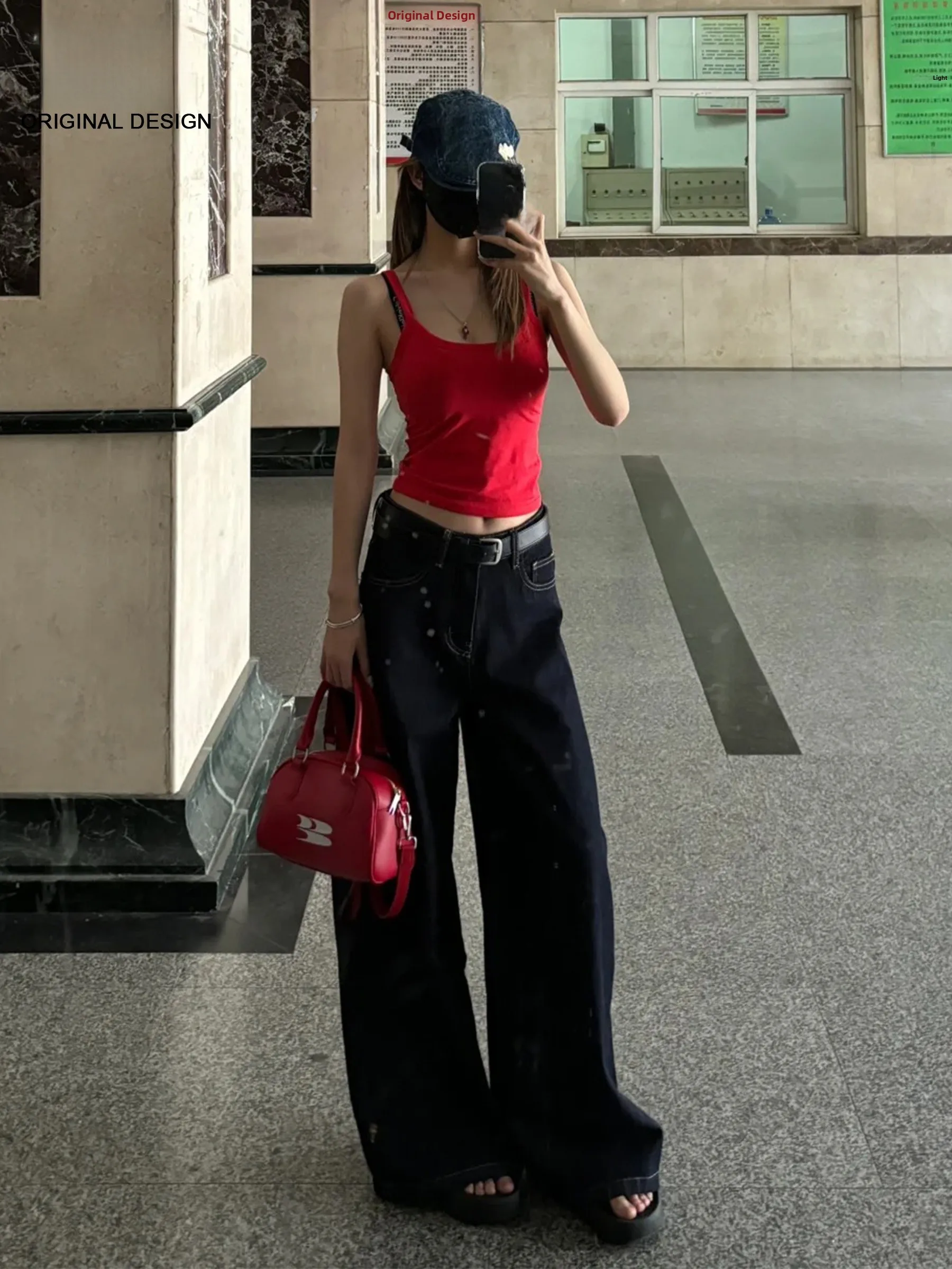 Deep Blue American Retro Wide Leg Denim Jeans Women's Summer Hot Girl Loose Drapey Slimming Floor-Length Pants
Deep Blue American Retro Wide Leg Denim Jeans Women's Summer Hot Girl Loose Drapey Slimming Floor-Length Pants