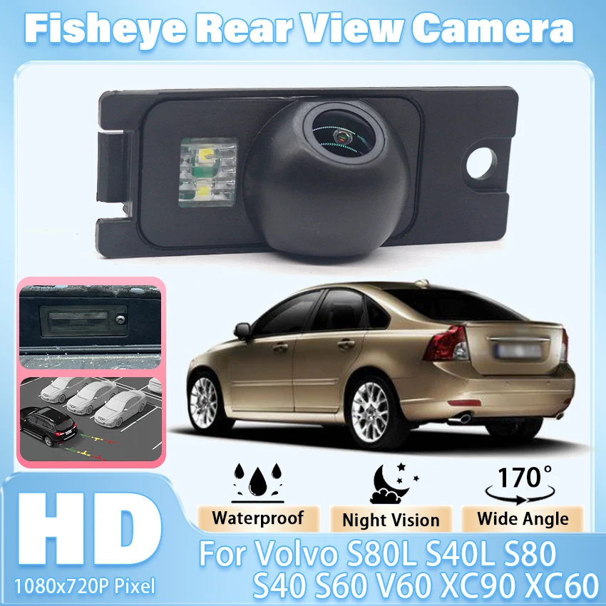 HD 1080P 170 ° Автомобильная камера заднего вида FishEye для Volvo S60 S60R S60L XC60 XC 60 2001 ~ 2005 2006 2007 2008 2009 HD ночного видения
HD 1080P 170 ° Автомобильная камера заднего вида FishEye для Volvo S60 S60R S60L XC60 XC 60 2001 ~ 2005 2006 2007 2008 2009 HD ночного видения