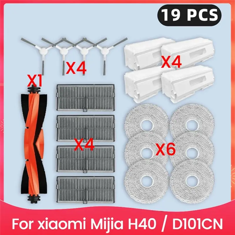 A33Z-For Mijia H40 / D101CN Spare Parts Main Side Brush Hepa Filter Mop Cloth Dust Bag Accessories
A33Z-For Mijia H40 / D101CN Spare Parts Main Side Brush Hepa Filter Mop Cloth Dust Bag Accessories