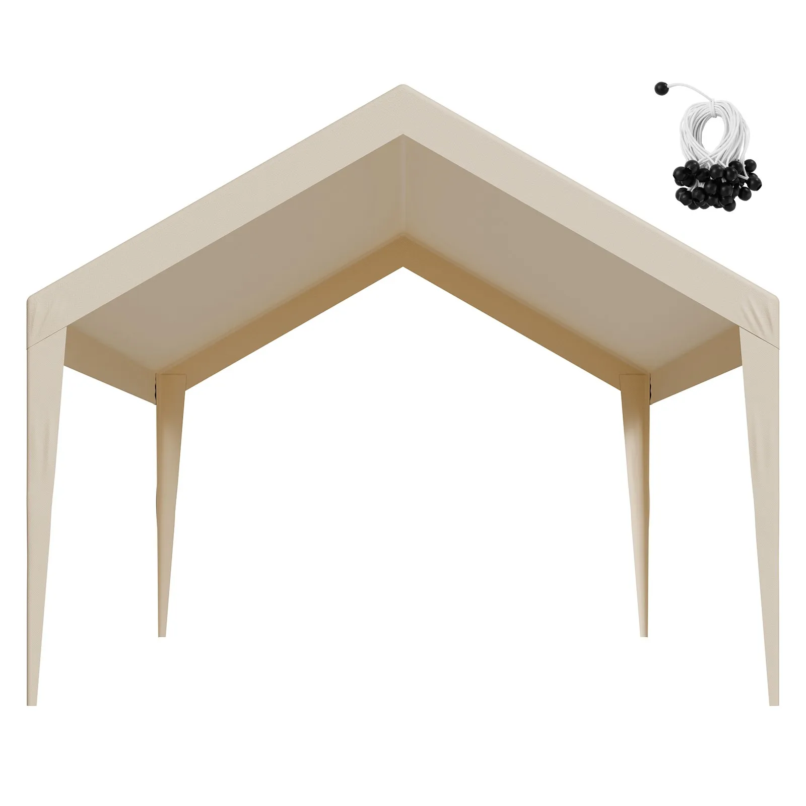12x20 ft UV-Resistant Carport Canopy Cover - Frame Not Included
12x20 ft UV-Resistant Carport Canopy Cover - Frame Not Included