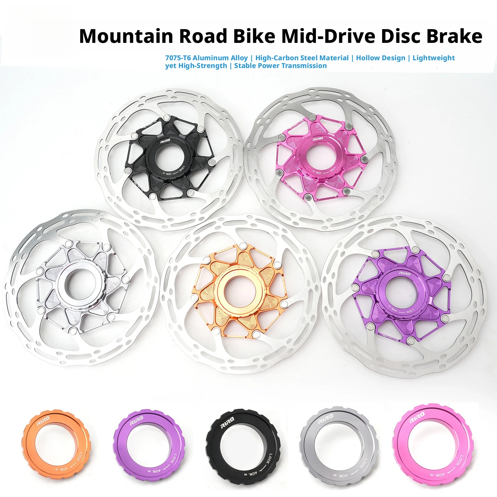 Ultralight Floating Bike Disc Rotor 140mm 160mm - 6 Bolt & Center Lock Stainless Steel for Mountain Road Bicycle Cycling
Ultralight Floating Bike Disc Rotor 140mm 160mm - 6 Bolt & Center Lock Stainless Steel for Mountain Road Bicycle Cycling