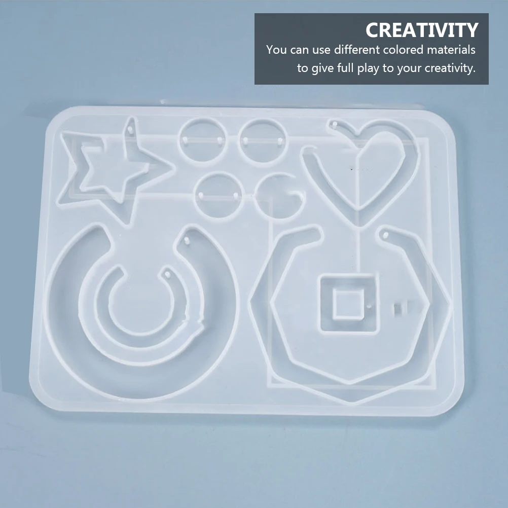 High Quality Crystal Resin Mold for Earrings DIY Pendant Making Kit Easy Clean Break Resistance Silicone Jewelry Craft Gift
High Quality Crystal Resin Mold for Earrings DIY Pendant Making Kit Easy Clean Break Resistance Silicone Jewelry Craft Gift