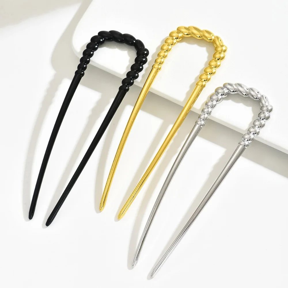 Simple U-shaped Hair Stick Hairstyle Tools Geometric Twisted Hairpin Hanfu Accessories Hair Accessories Headwear Festival
Simple U-shaped Hair Stick Hairstyle Tools Geometric Twisted Hairpin Hanfu Accessories Hair Accessories Headwear Festival