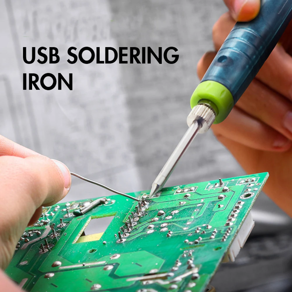 Portable USB Soldering Iron Low Voltage Soldering Iron Set With Indicator Light Soldering Iron Electric Heating Welding Tool
Portable USB Soldering Iron Low Voltage Soldering Iron Set With Indicator Light Soldering Iron Electric Heating Welding Tool