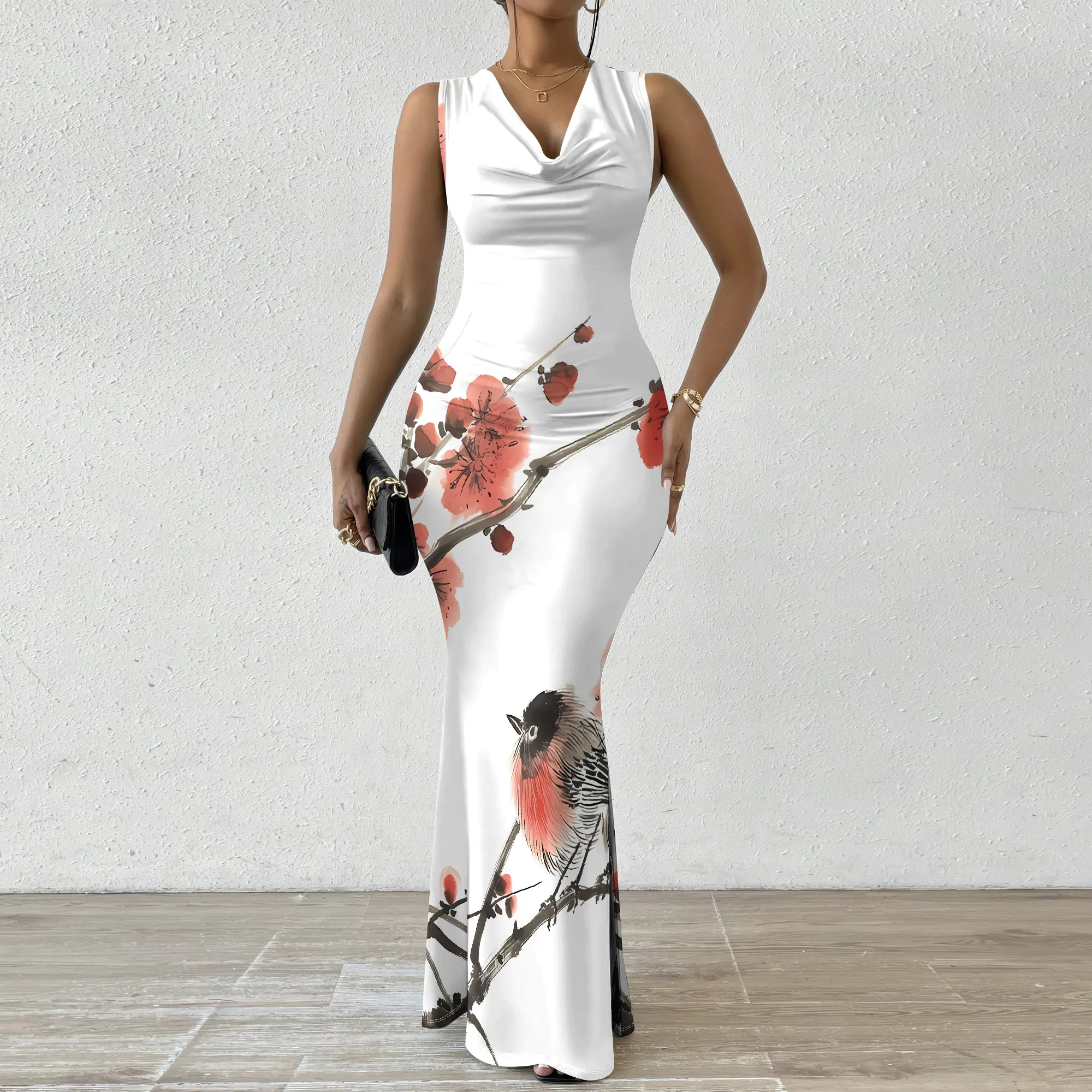 Womens Sexy Casual Dresses Colorful Geometric Off-Shoulder Maxi Dress Artistic Party Evening Resortwear Swing Neck Dress
Womens Sexy Casual Dresses Colorful Geometric Off-Shoulder Maxi Dress Artistic Party Evening Resortwear Swing Neck Dress