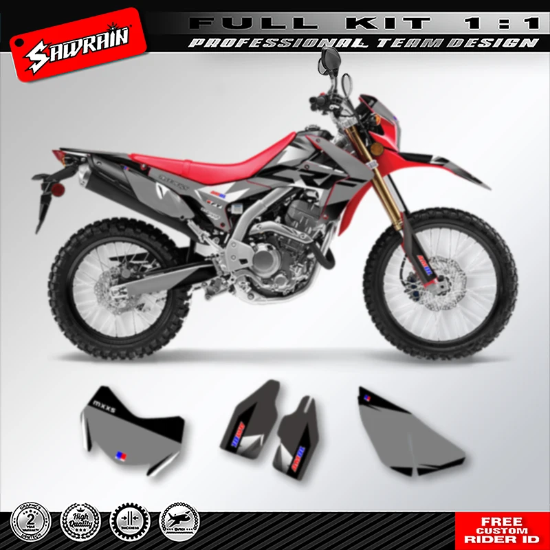Sawrain For Honda CRF250L CRF 250L 2012 -2016 2017-2020 Custom Motorcycle Graphics Backgrounds Decal Stickers Kits
Sawrain For Honda CRF250L CRF 250L 2012 -2016 2017-2020 Custom Motorcycle Graphics Backgrounds Decal Stickers Kits