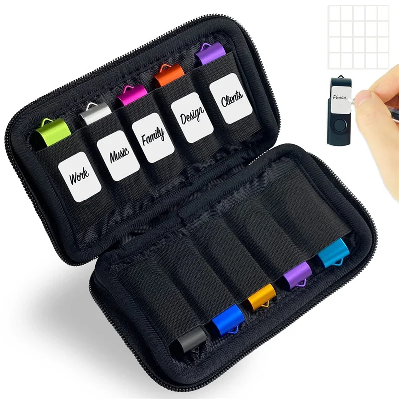 Classic-USB Flash Drive Storage Case Dustproof Organizer Box For Thumb Drives And Electronic Accessories, Compact And Portable B
Classic-USB Flash Drive Storage Case Dustproof Organizer Box For Thumb Drives And Electronic Accessories, Compact And Portable B