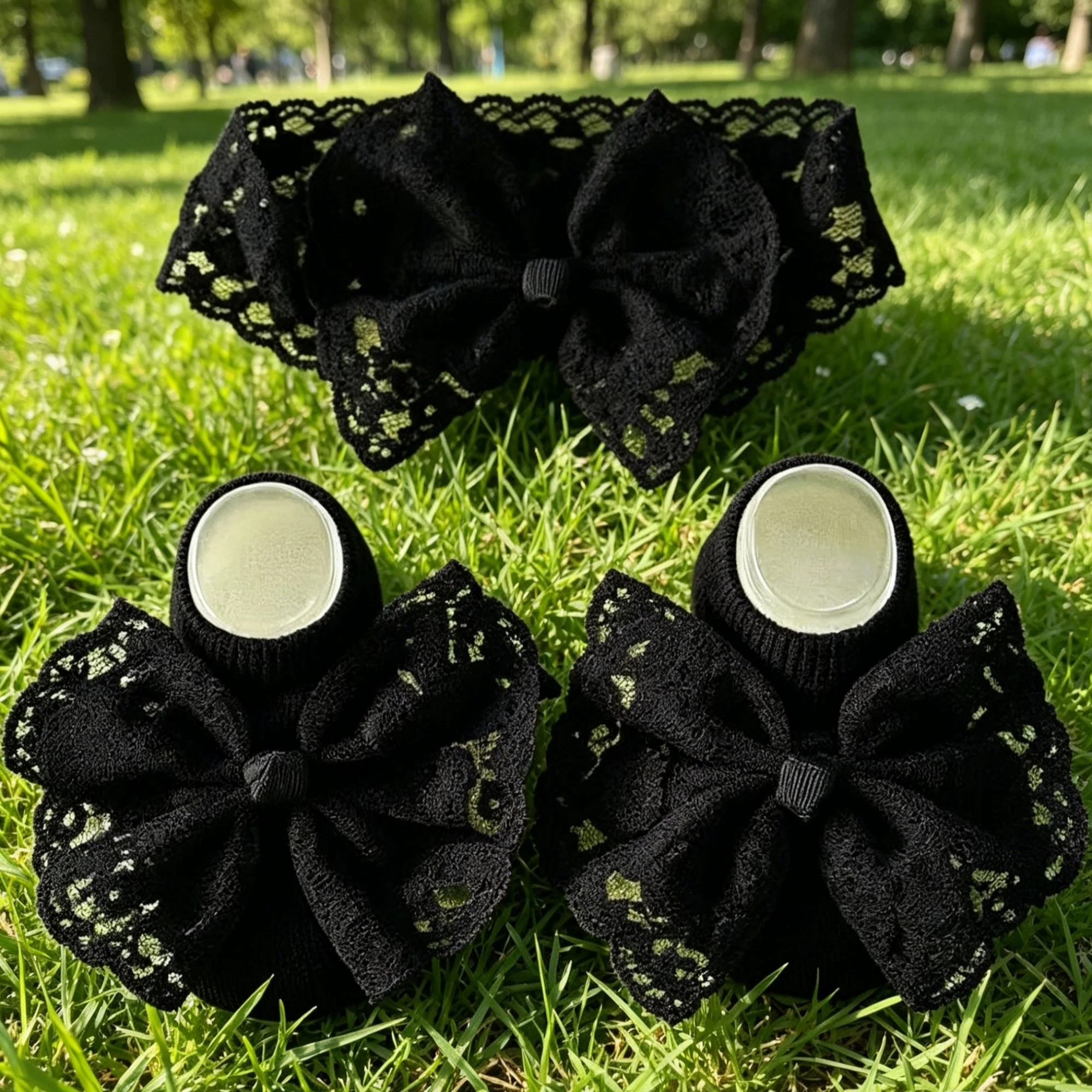 Baby Girl Lace Headband and Socks 2 Pieces Set Non-Slip Socks Soft Hairbands Decorative Bow Princess Ankle Socks
Baby Girl Lace Headband and Socks 2 Pieces Set Non-Slip Socks Soft Hairbands Decorative Bow Princess Ankle Socks