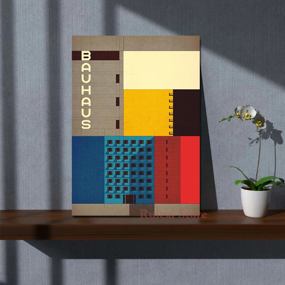 Bauhaus Poster Architectural Aesthetics Print Canvas Painting Building Wall Art Pictures Living Room Home Decor
Bauhaus Poster Architectural Aesthetics Print Canvas Painting Building Wall Art Pictures Living Room Home Decor