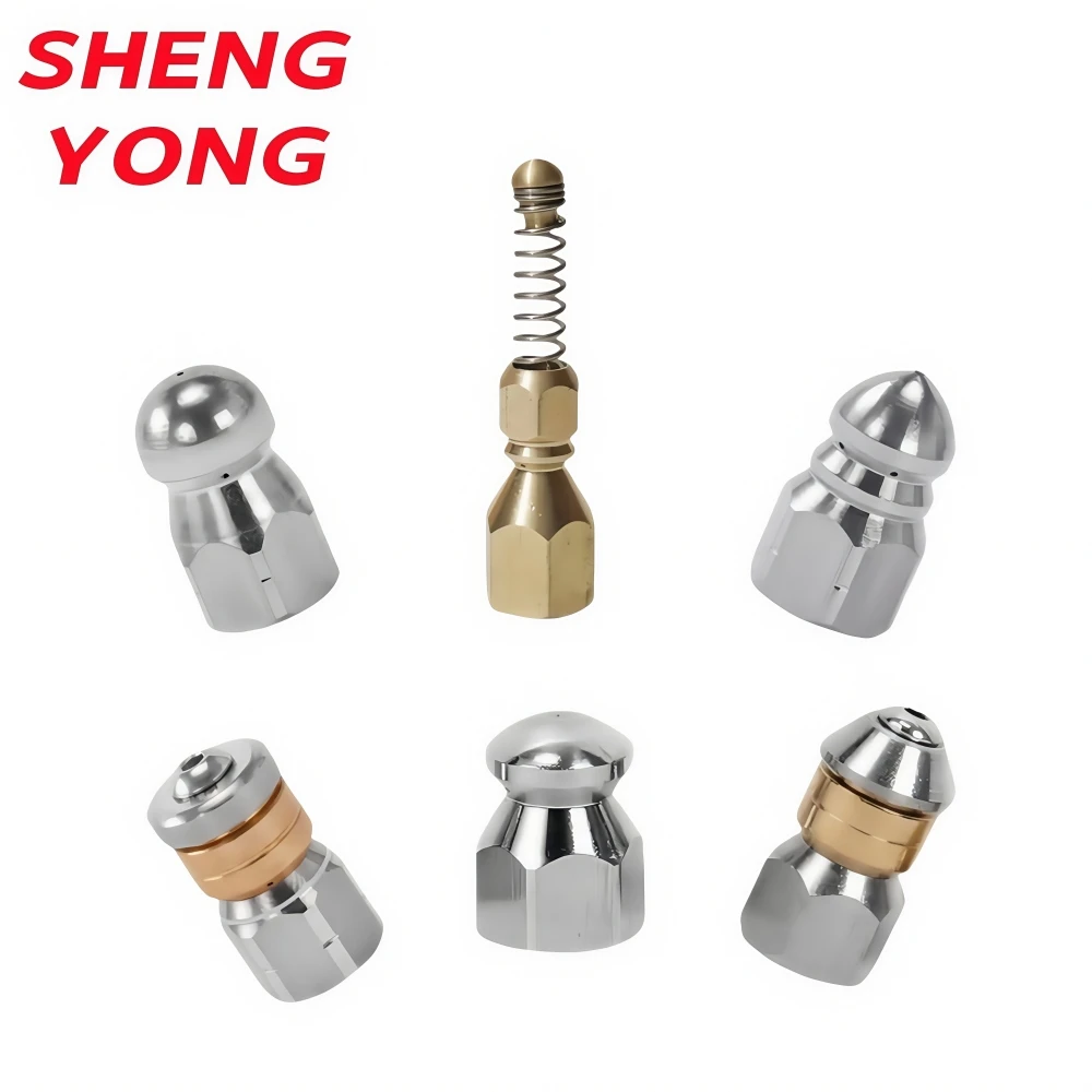 1/4 Inch High Pressure Cleaning Machine Nozzle Stainless Steel Sewer Drain Pipe Jetter Cleaning Nozzle Pipeline Cleaning Tools
1/4 Inch High Pressure Cleaning Machine Nozzle Stainless Steel Sewer Drain Pipe Jetter Cleaning Nozzle Pipeline Cleaning Tools