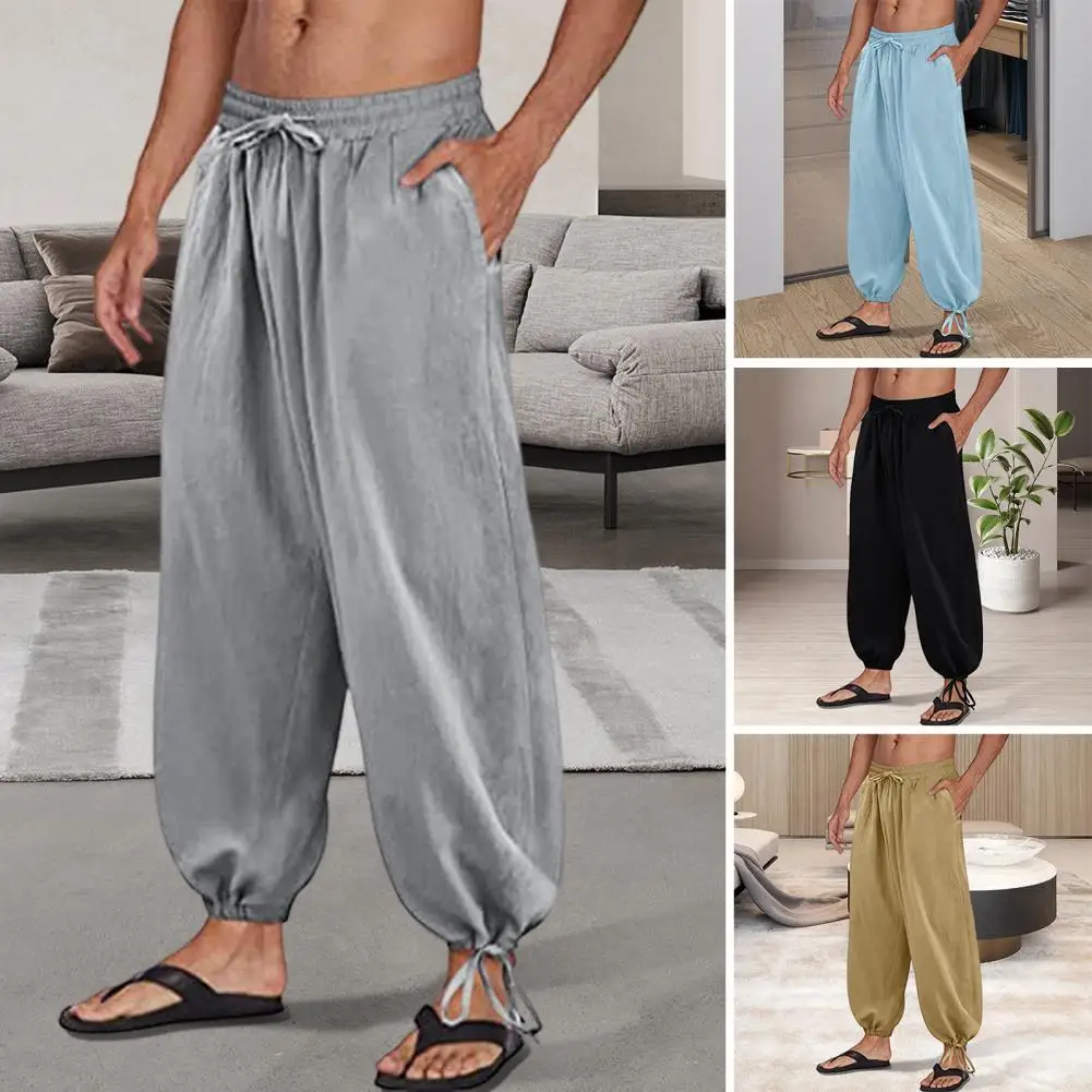2022 Men's Casual Linen Pants Drawstring Loose Pocket Trouser Men Fashion Hip Hop Jogger Sweatpants Streetwear pantalones hombre
2022 Men's Casual Linen Pants Drawstring Loose Pocket Trouser Men Fashion Hip Hop Jogger Sweatpants Streetwear pantalones hombre