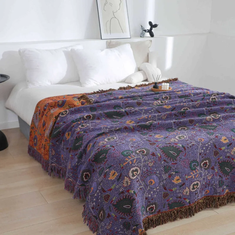 Small Throw Blanket Summer Light Fringed Washed Gauze Jacquard Cotton for Air Conditioner Office Nap
Small Throw Blanket Summer Light Fringed Washed Gauze Jacquard Cotton for Air Conditioner Office Nap