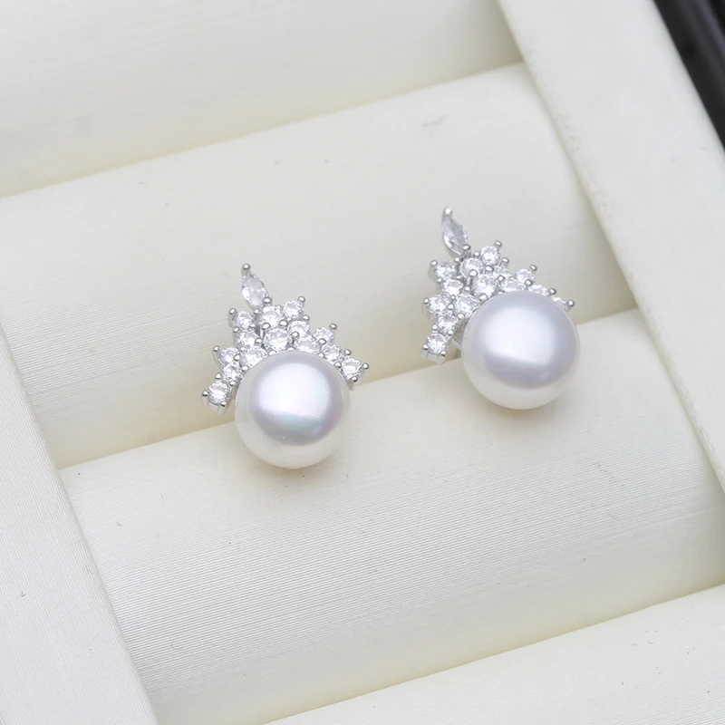 925 Silver Freshwater Pearl Earrings For Women,Bridal Natural White Pearl Stud Earrings Steling Silver Pin Earrings Party Gift
925 Silver Freshwater Pearl Earrings For Women,Bridal Natural White Pearl Stud Earrings Steling Silver Pin Earrings Party Gift