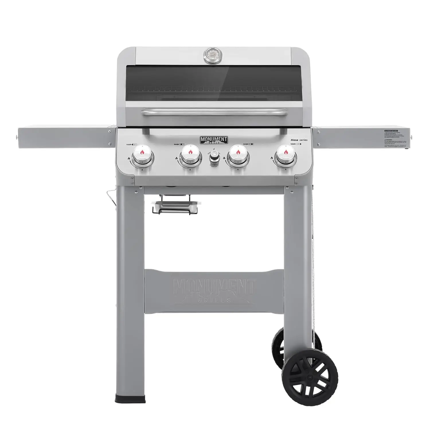 4-Burner Liquid Propane Gas Grill, Silver Stainless Steel Grill Outdoor Patio Garden Barbecue Grill with Clearview®, Customized
4-Burner Liquid Propane Gas Grill, Silver Stainless Steel Grill Outdoor Patio Garden Barbecue Grill with Clearview®, Customized