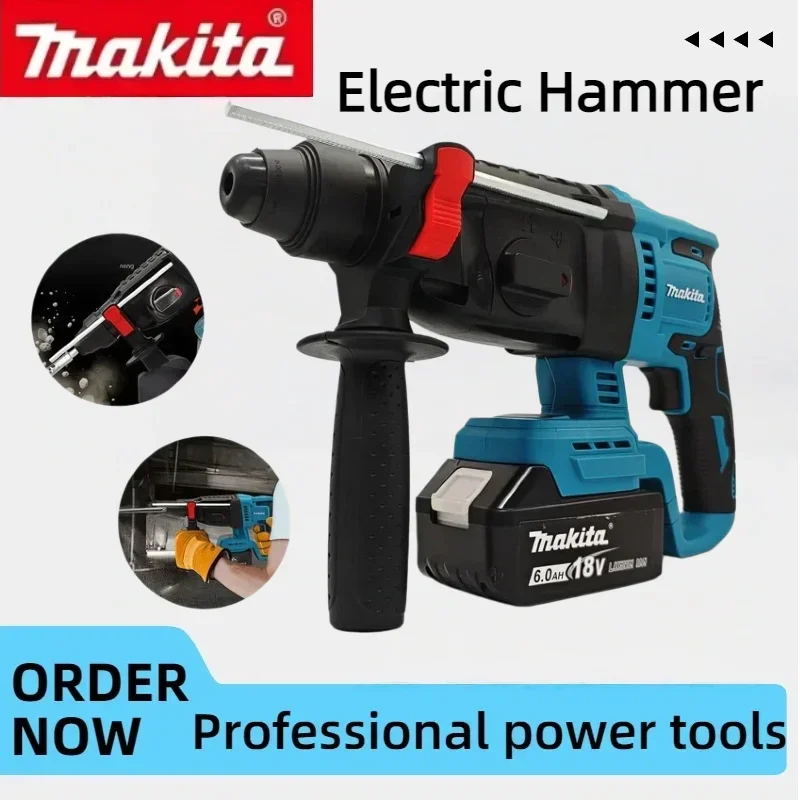 Makita 18V Large Capacity Lithium Battery Electric Brushless Hammer Cordless Wireless Wall Drilling Power Tools
Makita 18V Large Capacity Lithium Battery Electric Brushless Hammer Cordless Wireless Wall Drilling Power Tools