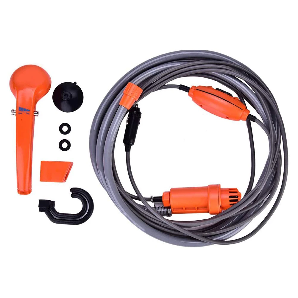 Camping Shower Portable Shower Outdoor Shower 12V Car Plug Outdoor Portable Vehicle Mounted Shower Kit for Camping Travel
Camping Shower Portable Shower Outdoor Shower 12V Car Plug Outdoor Portable Vehicle Mounted Shower Kit for Camping Travel