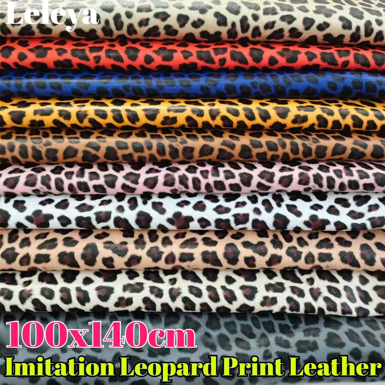 100x140cm PU Faux Leather Leopard Print Cotton Fleece Backed Leather Material for Shoemaking Belt Bag DIY Upholstery
100x140cm PU Faux Leather Leopard Print Cotton Fleece Backed Leather Material for Shoemaking Belt Bag DIY Upholstery