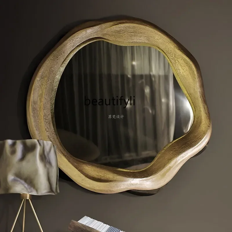American irregular decorative mirror, creative wall-mounted makeup mirror, toilet vanity, bathroom mirror6239
American irregular decorative mirror, creative wall-mounted makeup mirror, toilet vanity, bathroom mirror6239