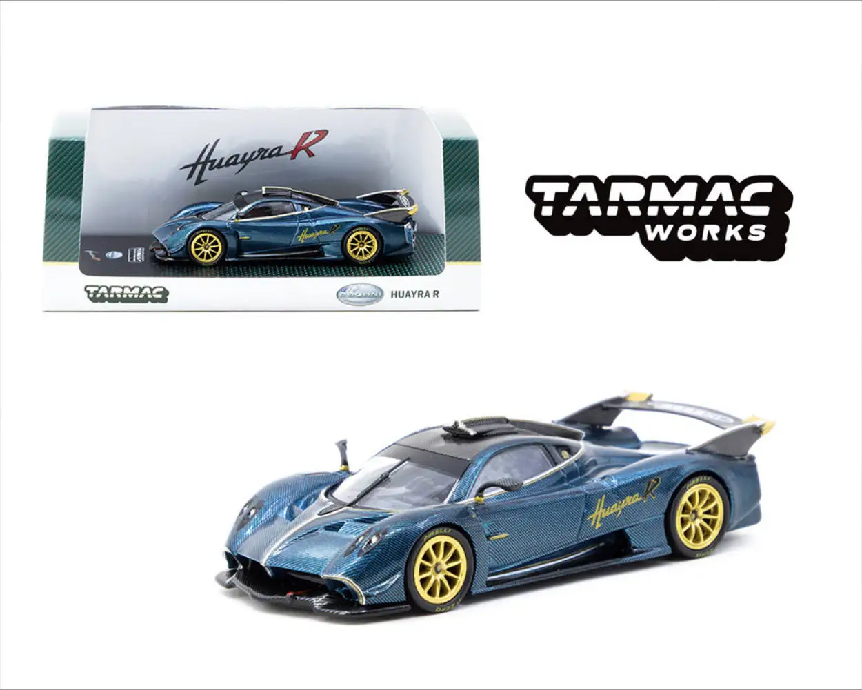 Tarmac Works 1:64 Pagani Huayra R Blue Carbon Fiber Diecast Model Car In Stock Ready To Ship
Tarmac Works 1:64 Pagani Huayra R Blue Carbon Fiber Diecast Model Car In Stock Ready To Ship
