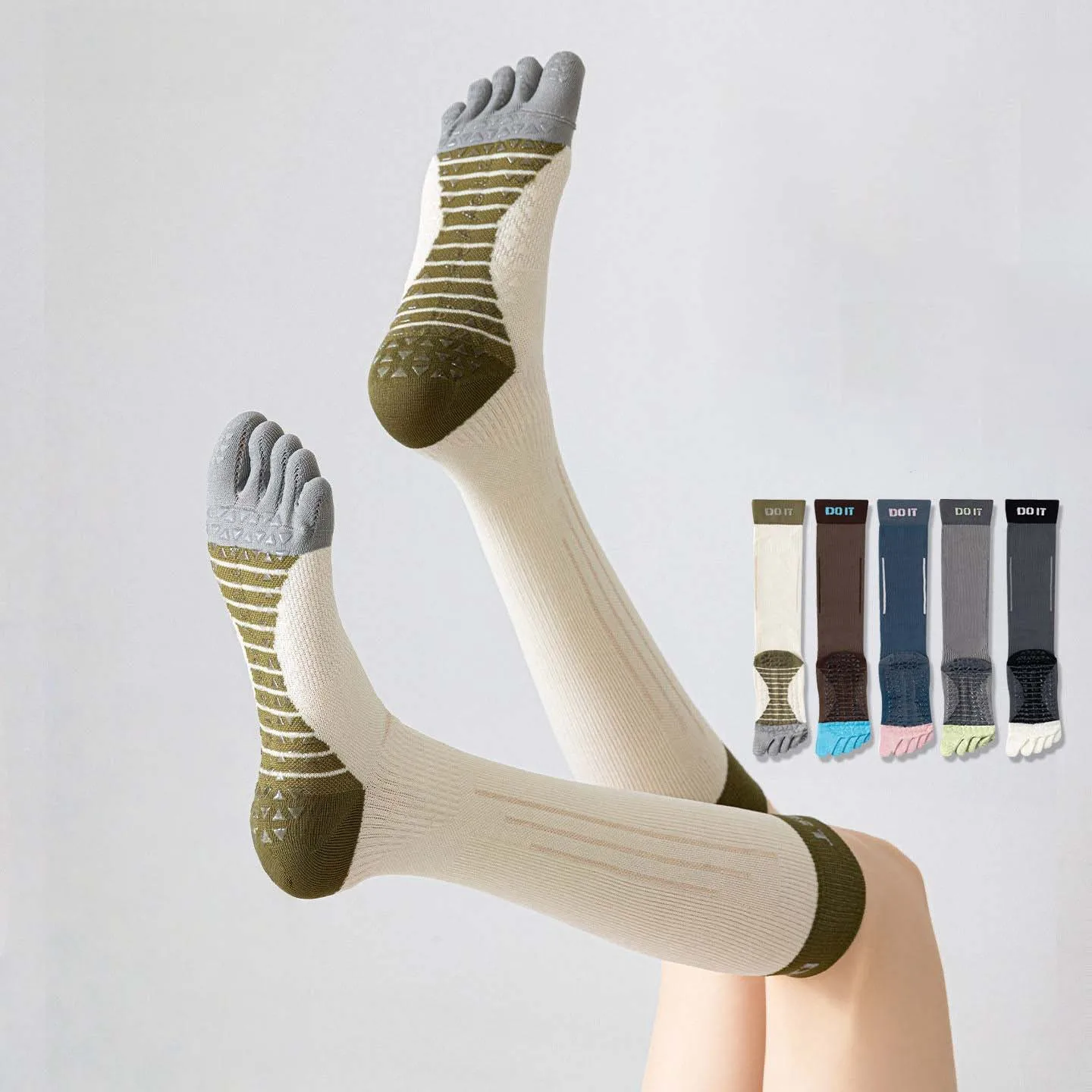 Women Yoga Socks Fitness Cotton Breathable Non-Slip Pilates Socks Damping Dance Ballet Grip Socks for Women Five Finger Socks
Women Yoga Socks Fitness Cotton Breathable Non-Slip Pilates Socks Damping Dance Ballet Grip Socks for Women Five Finger Socks