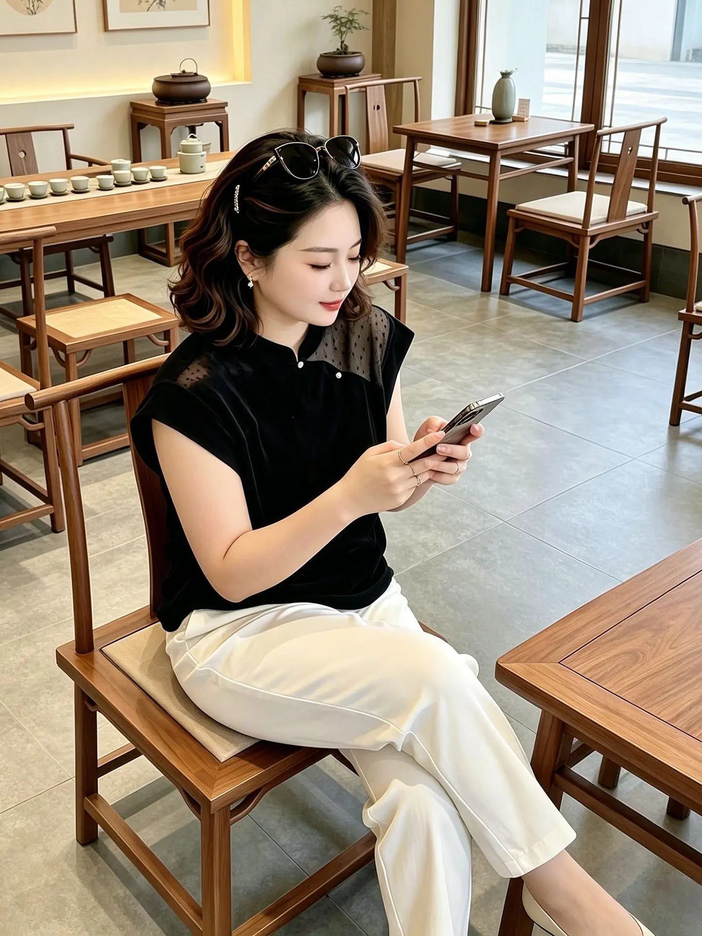 Elegant Stand Collar Shirt Women's Fashion 2026 Summer High Quality Unique Top Korean Style Commute Short Sleeve Regular Fit
Elegant Stand Collar Shirt Women's Fashion 2026 Summer High Quality Unique Top Korean Style Commute Short Sleeve Regular Fit