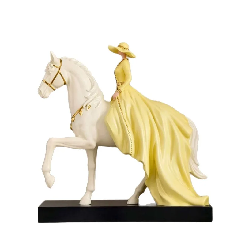 Modern Home Decoration, Craft Decoration, Equestrian Girl Character Statue, European Jewelry Cabinet Display, Gift Display
Modern Home Decoration, Craft Decoration, Equestrian Girl Character Statue, European Jewelry Cabinet Display, Gift Display