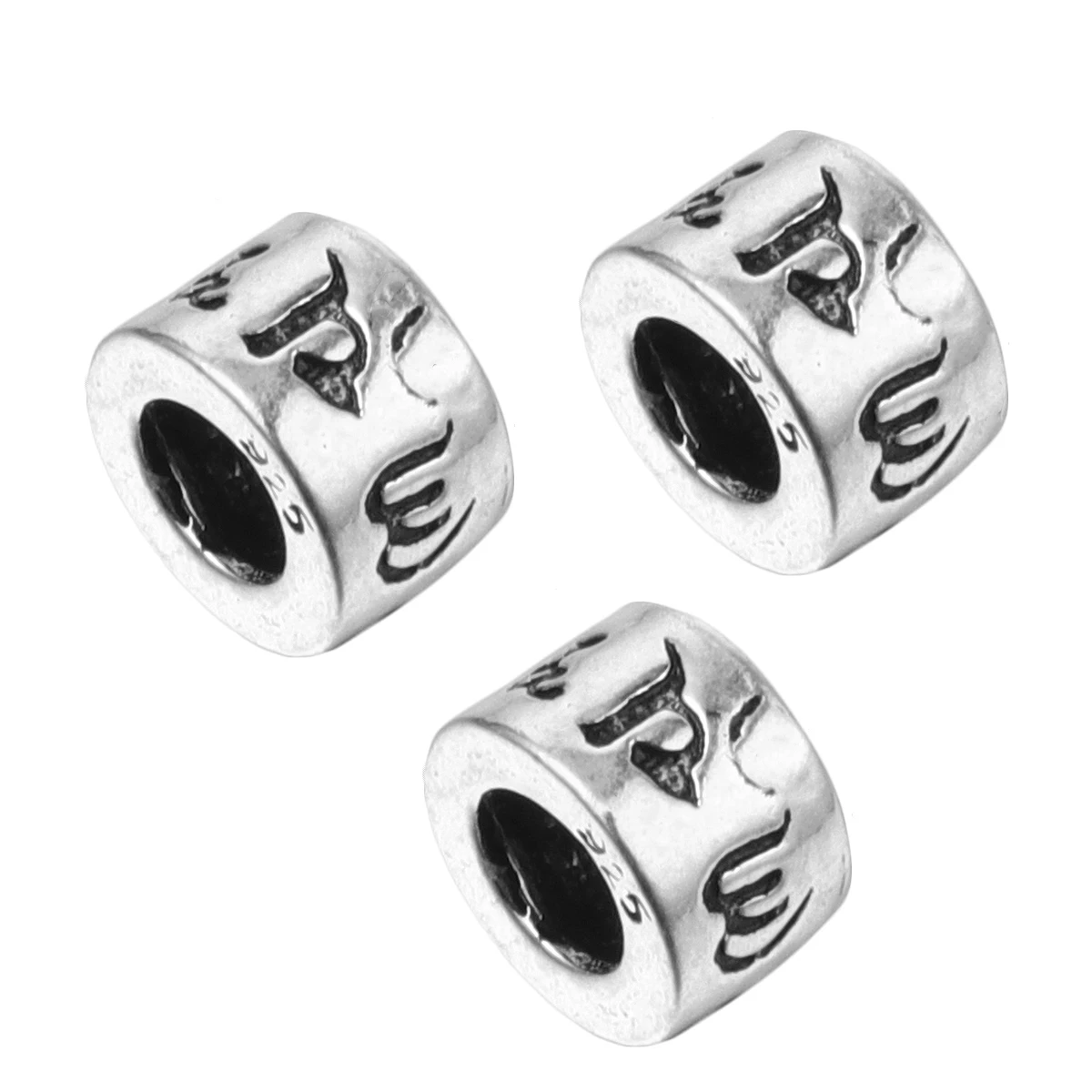 3pcs Silver Prayer Beads Accessories DIY Jewelry Making Bracelet Necklace Handmade Pendant Hanging Charm Project
3pcs Silver Prayer Beads Accessories DIY Jewelry Making Bracelet Necklace Handmade Pendant Hanging Charm Project