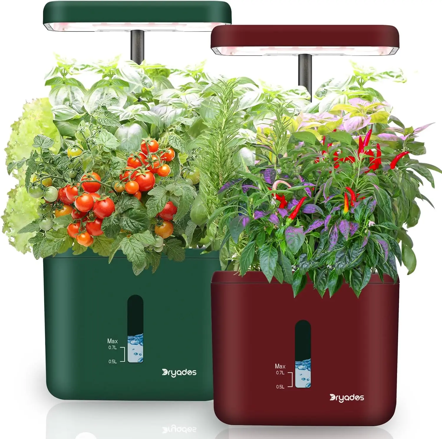 Набор из 2-х умных комплектов для выращивания растений в помещении с LED-подсветкой и автоматическим поливом, идеальный подарок для садоводов
Набор из 2-х умных комплектов для выращивания растений в помещении с LED-подсветкой и автоматическим поливом, идеальный подарок для садоводов