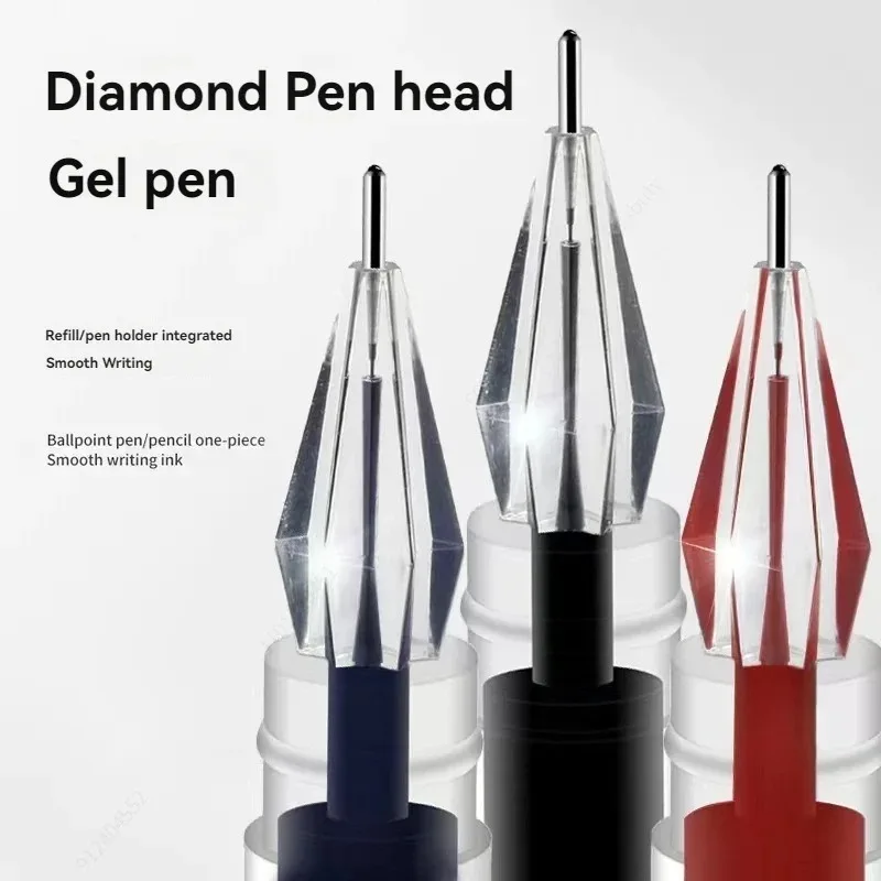 12Pcs Diamond Tip Gel Pen Set Fine Point 0.38mm Large Capacity Black/Blue Ink for Exam Signing Writing School & Office Supplies
12Pcs Diamond Tip Gel Pen Set Fine Point 0.38mm Large Capacity Black/Blue Ink for Exam Signing Writing School & Office Supplies