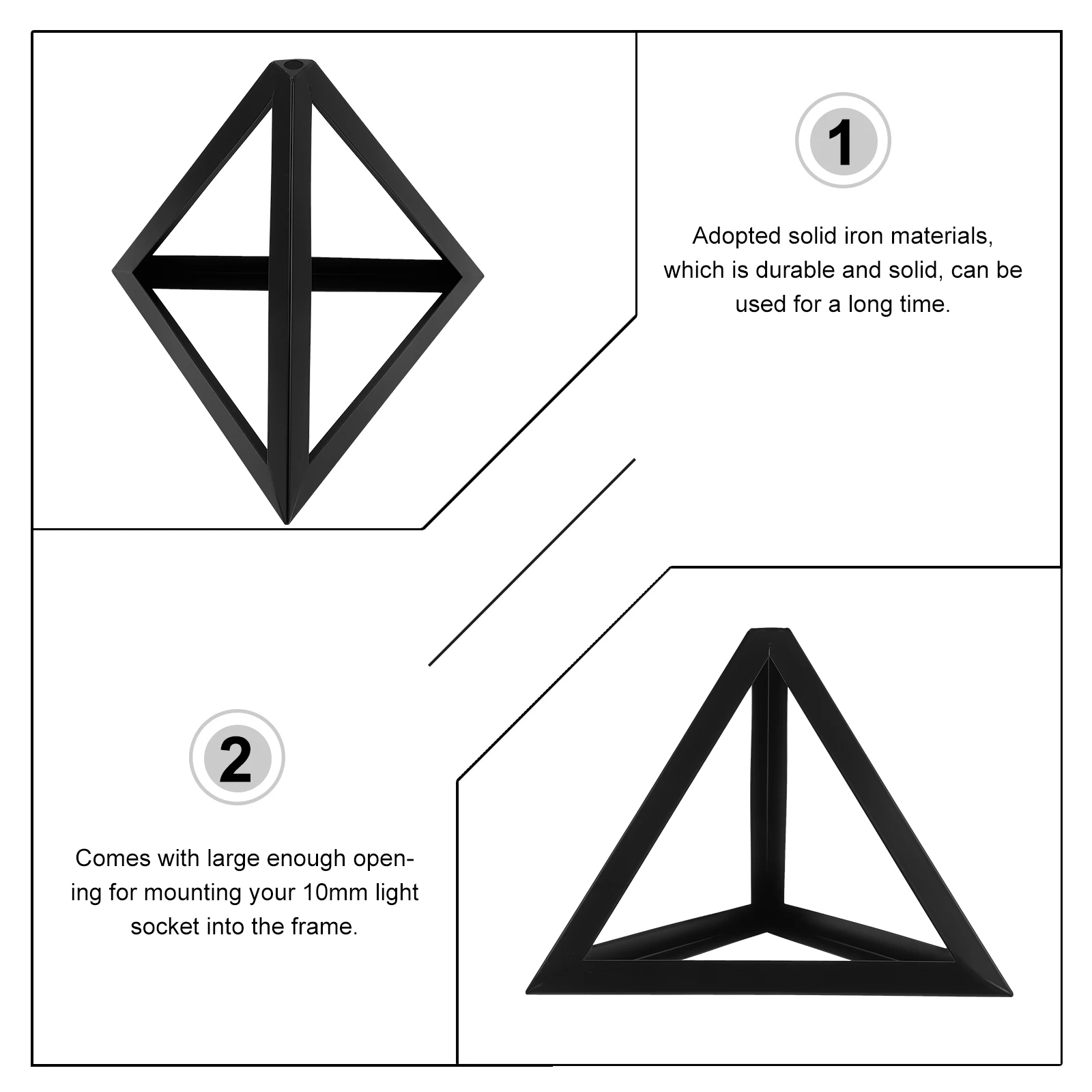 Retro Lamp Shades Vintage Iron Frame for Ceiling Light 10mm Socket DIY Lighting Accessories Simple Decorative Style Metal
Retro Lamp Shades Vintage Iron Frame for Ceiling Light 10mm Socket DIY Lighting Accessories Simple Decorative Style Metal