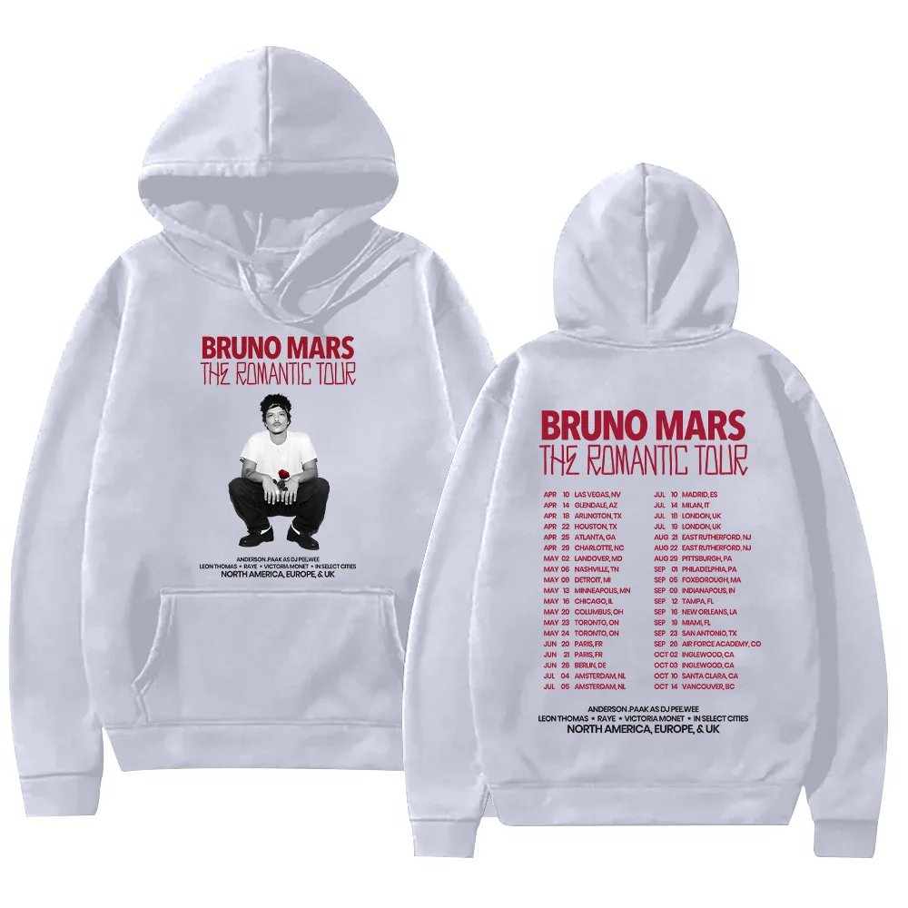 Bruno Mars The Romantic 2026 Tour Hoodie Bruno Mars Sweatshirt Unisex Youth and Adult Tops Concert Outfits High Street Pullover
Bruno Mars The Romantic 2026 Tour Hoodie Bruno Mars Sweatshirt Unisex Youth and Adult Tops Concert Outfits High Street Pullover