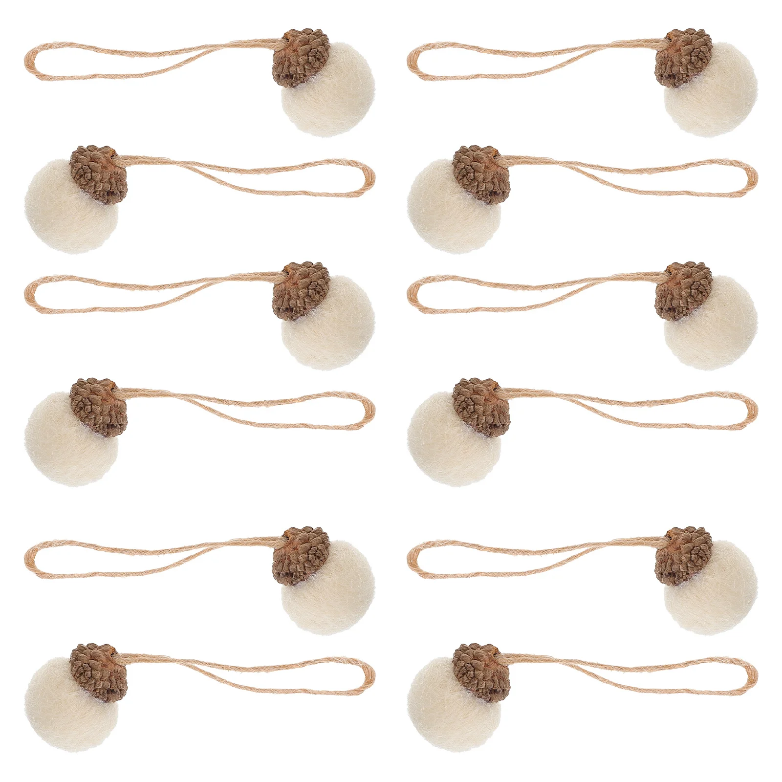 18Pcs Felt Pine Cone Christmas Decorative Ornament Xmas Tree Pendants Festival Style Pine Cone Hanging Pendant
18Pcs Felt Pine Cone Christmas Decorative Ornament Xmas Tree Pendants Festival Style Pine Cone Hanging Pendant