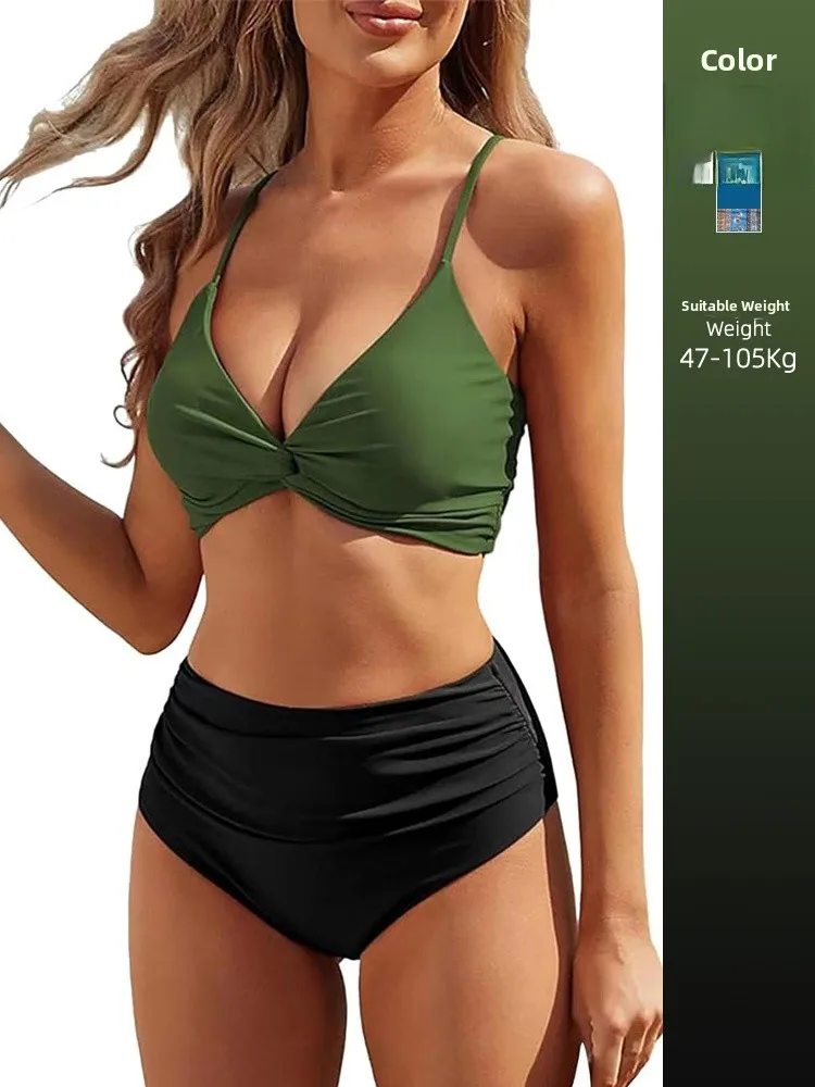 Бикини больших размеров с высокой талией, скрывающее живот, женский купальник, сексуальный, утягивающий, раздельный дизайн для полных девушек весом до 200 фунтов
Бикини больших размеров с высокой талией, скрывающее живот, женский купальник, сексуальный, утягивающий, раздельный дизайн для полных девушек весом до 200 фунтов
