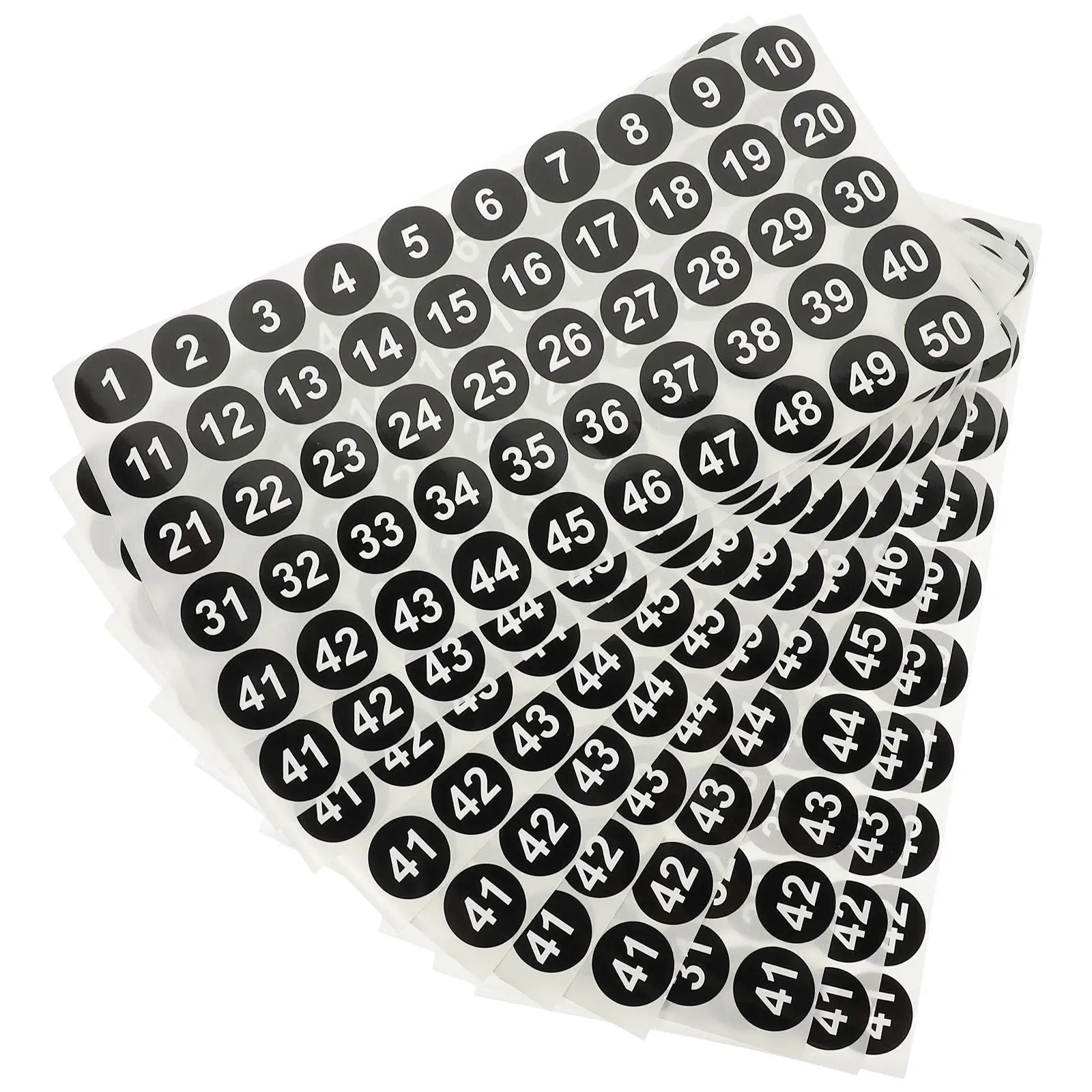 50 Numbered Stickers 2 54cm Black Background White Numbers Adhesive Labels Classification Office Supplies Round Tags Folder
50 Numbered Stickers 2 54cm Black Background White Numbers Adhesive Labels Classification Office Supplies Round Tags Folder