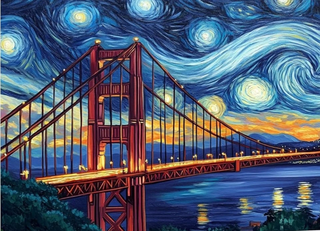 1000/500/300 шт., железный мост, звездная ночь, головоломка, домашний декор для взрослых, игры, семейные забавные головоломки, развивающая игрушка для детей 
1000/500/300 шт., железный мост, звездная ночь, головоломка, домашний декор для взрослых, игры, семейные забавные головоломки, развивающая игрушка для детей