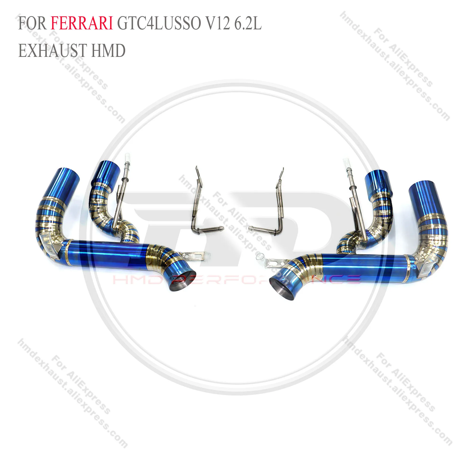 Титановый catback для Ferrari GTC4Lusso V12 6,2L без секции клапана Выхлопная система HMD Сертификация качества
Титановый catback для Ferrari GTC4Lusso V12 6,2L без секции клапана Выхлопная система HMD Сертификация качества