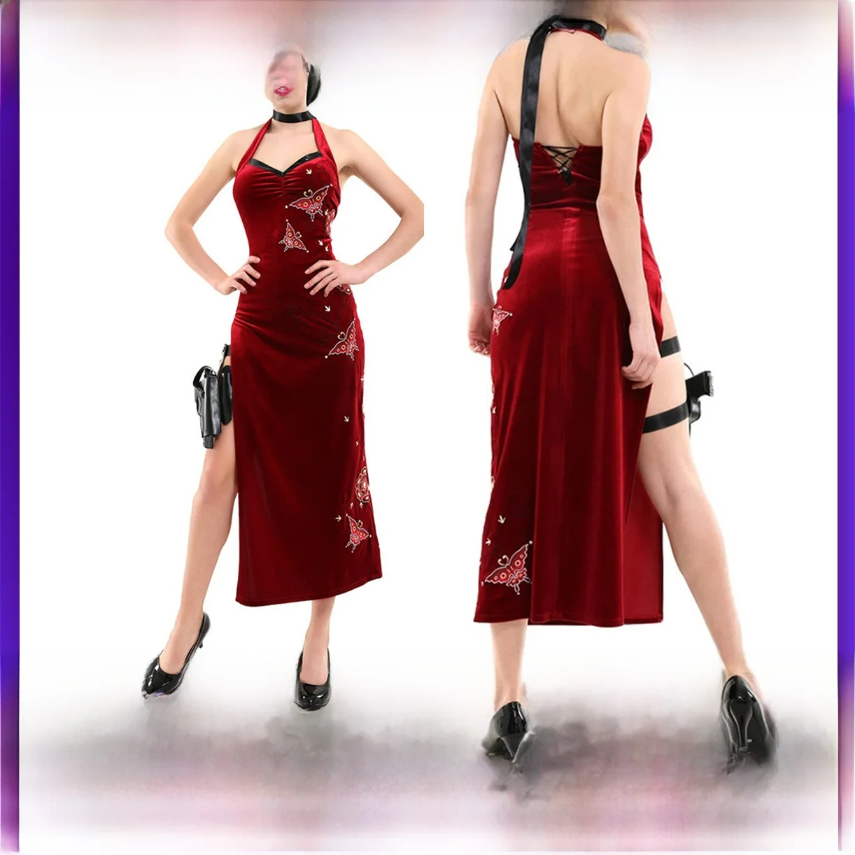 Red Qipao Dress Cosplay Costume for Halloween Biohazard Residency Evil Queen Eido Wang Traditional Chinese Ethnic Women's Wear
Red Qipao Dress Cosplay Costume for Halloween Biohazard Residency Evil Queen Eido Wang Traditional Chinese Ethnic Women's Wear