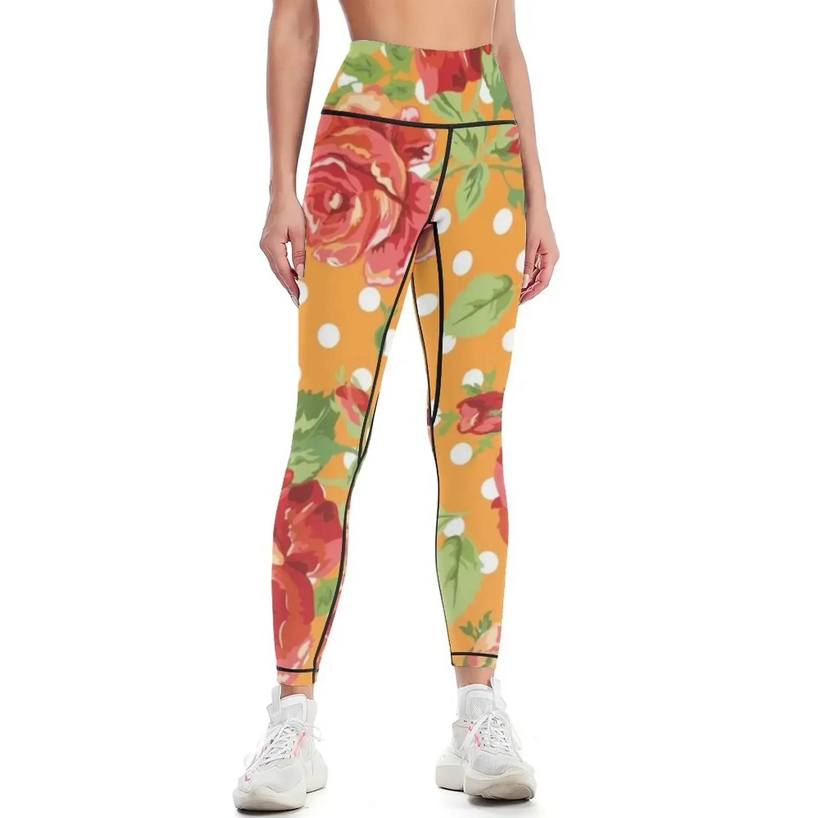 polka dots,roses,floral,orange,white,red,green,modern,trendy,flowers,girly,shabby chic,country chic Leggings
polka dots,roses,floral,orange,white,red,green,modern,trendy,flowers,girly,shabby chic,country chic Leggings