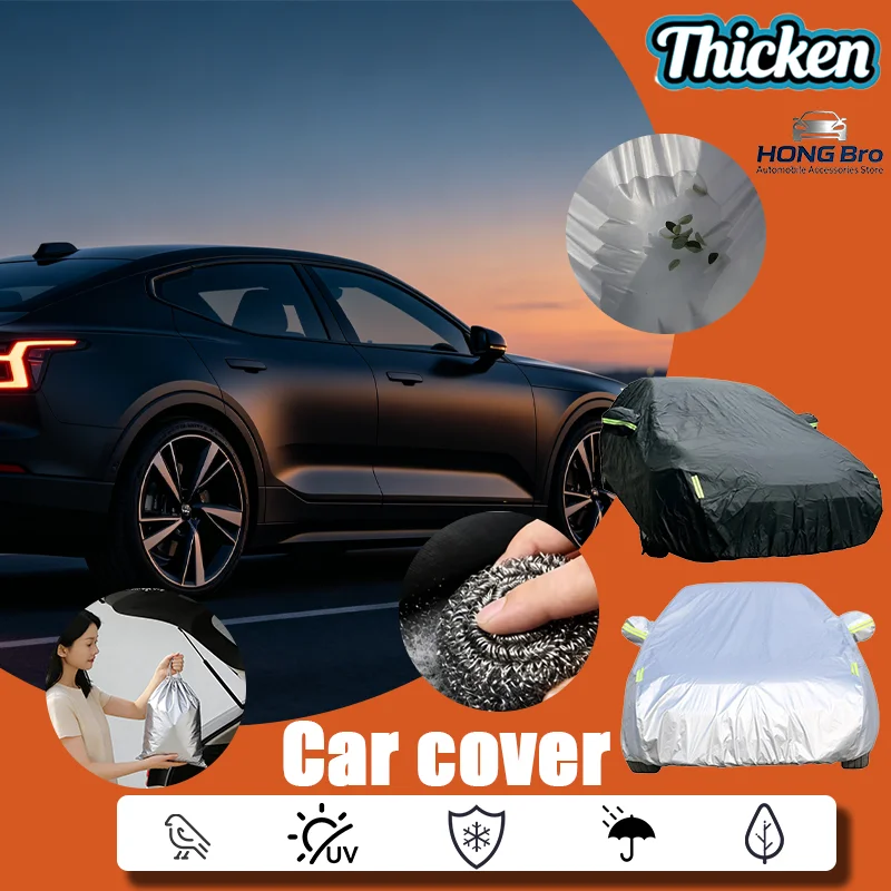For Polestar 2 Outdoor Full Car Covers Snow Cover, Sunshade, Waterproof & Dustproof, Exterior Auto Accessories
For Polestar 2 Outdoor Full Car Covers Snow Cover, Sunshade, Waterproof & Dustproof, Exterior Auto Accessories