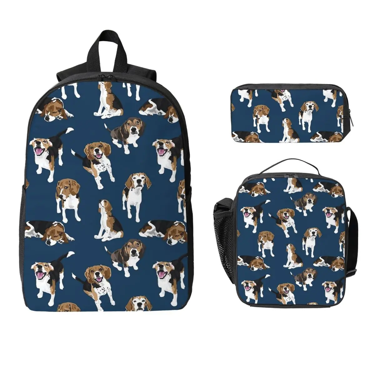 Beagle Backpack Student BookBag School Bag Computer Shoulder Bags 3ps Insulated Lunch Bag Pencil Case
Beagle Backpack Student BookBag School Bag Computer Shoulder Bags 3ps Insulated Lunch Bag Pencil Case