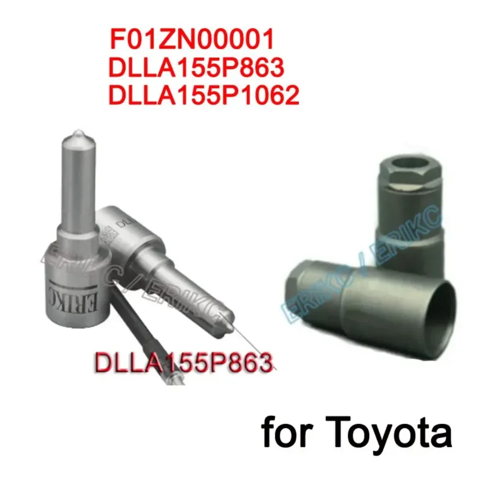 Common Rail Injector Parts Nozzle DLLA155P1062, DLLA155P863, 093400-8630, DLLA155P1062 with Nozzle Nut F01ZN00001 for Toyota
Common Rail Injector Parts Nozzle DLLA155P1062, DLLA155P863, 093400-8630, DLLA155P1062 with Nozzle Nut F01ZN00001 for Toyota