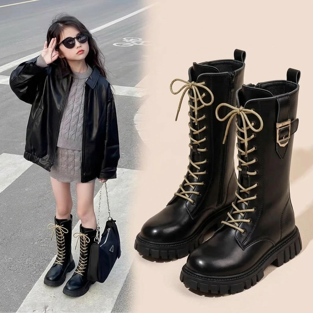 Little Girls Mid-calf Boots with Side Buckle 2026 New Autumn Kids Chunky School Boots Non-slip Simple Classic Party Daily Wear
Little Girls Mid-calf Boots with Side Buckle 2026 New Autumn Kids Chunky School Boots Non-slip Simple Classic Party Daily Wear