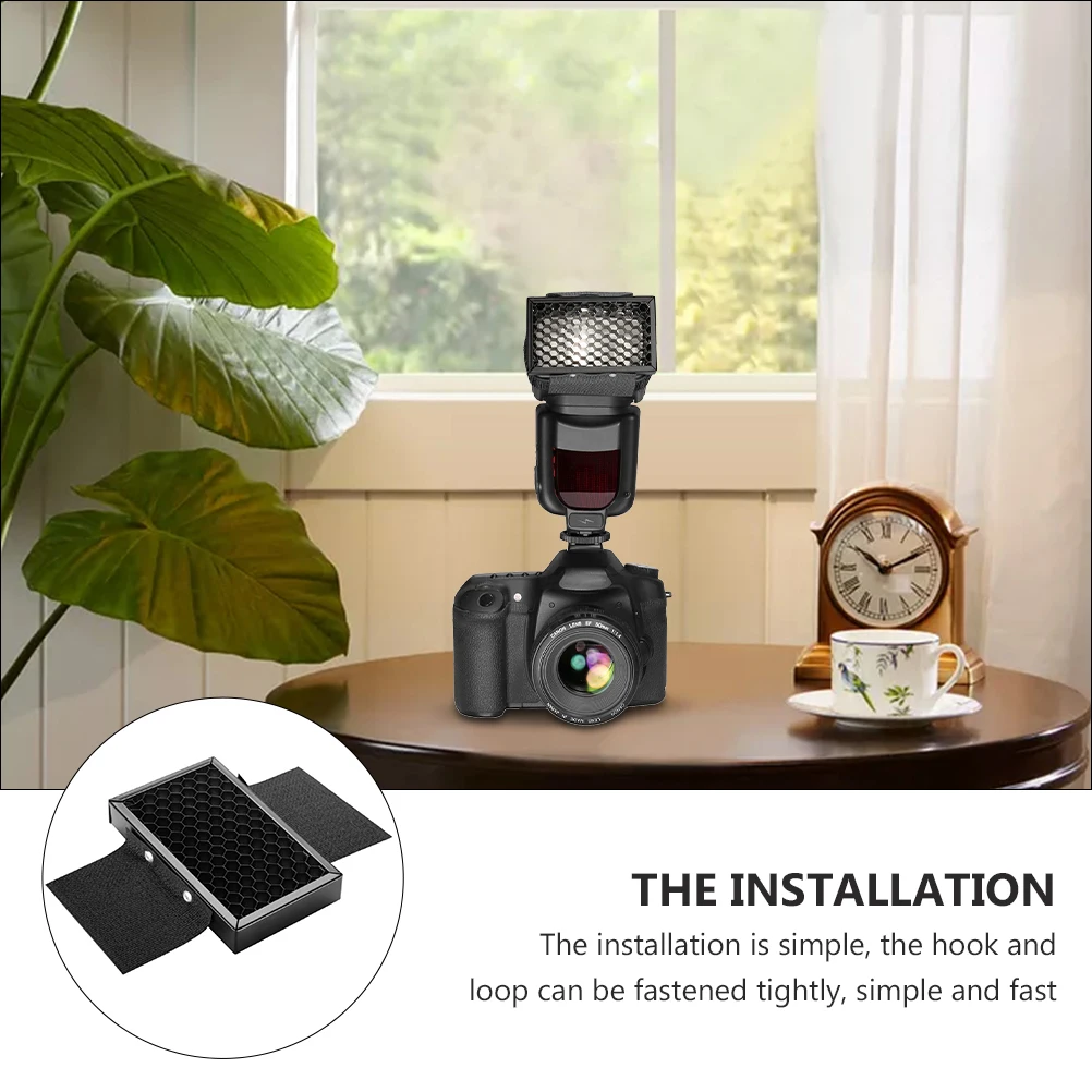 Portable Flash Honeycomb Grid 47mmx80mm Filter Reflector Light Control Diffusers Camera Flashes Photography
Portable Flash Honeycomb Grid 47mmx80mm Filter Reflector Light Control Diffusers Camera Flashes Photography