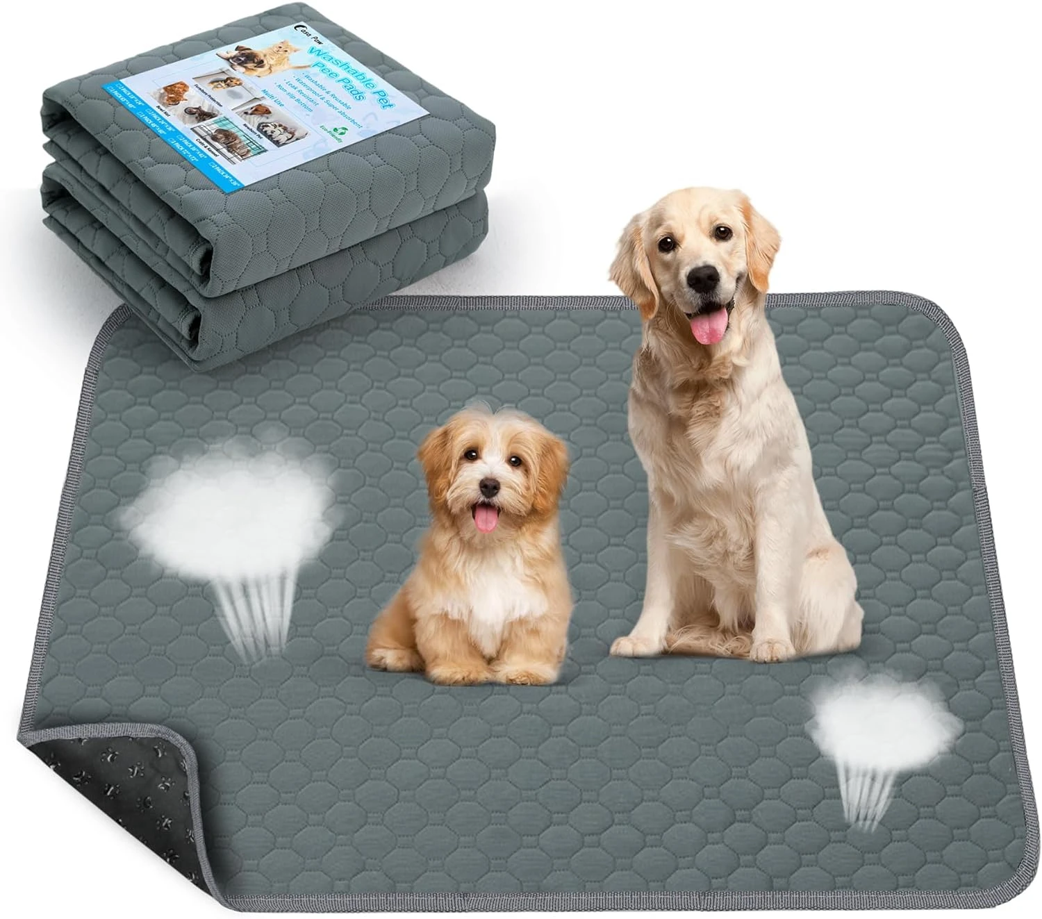 Fast Absorbent Reusable Dog Beds Non-Slip Puppy Pet Training Potty Washable Pee Pads Breathable Crate Playpen for Housebreaking
Fast Absorbent Reusable Dog Beds Non-Slip Puppy Pet Training Potty Washable Pee Pads Breathable Crate Playpen for Housebreaking