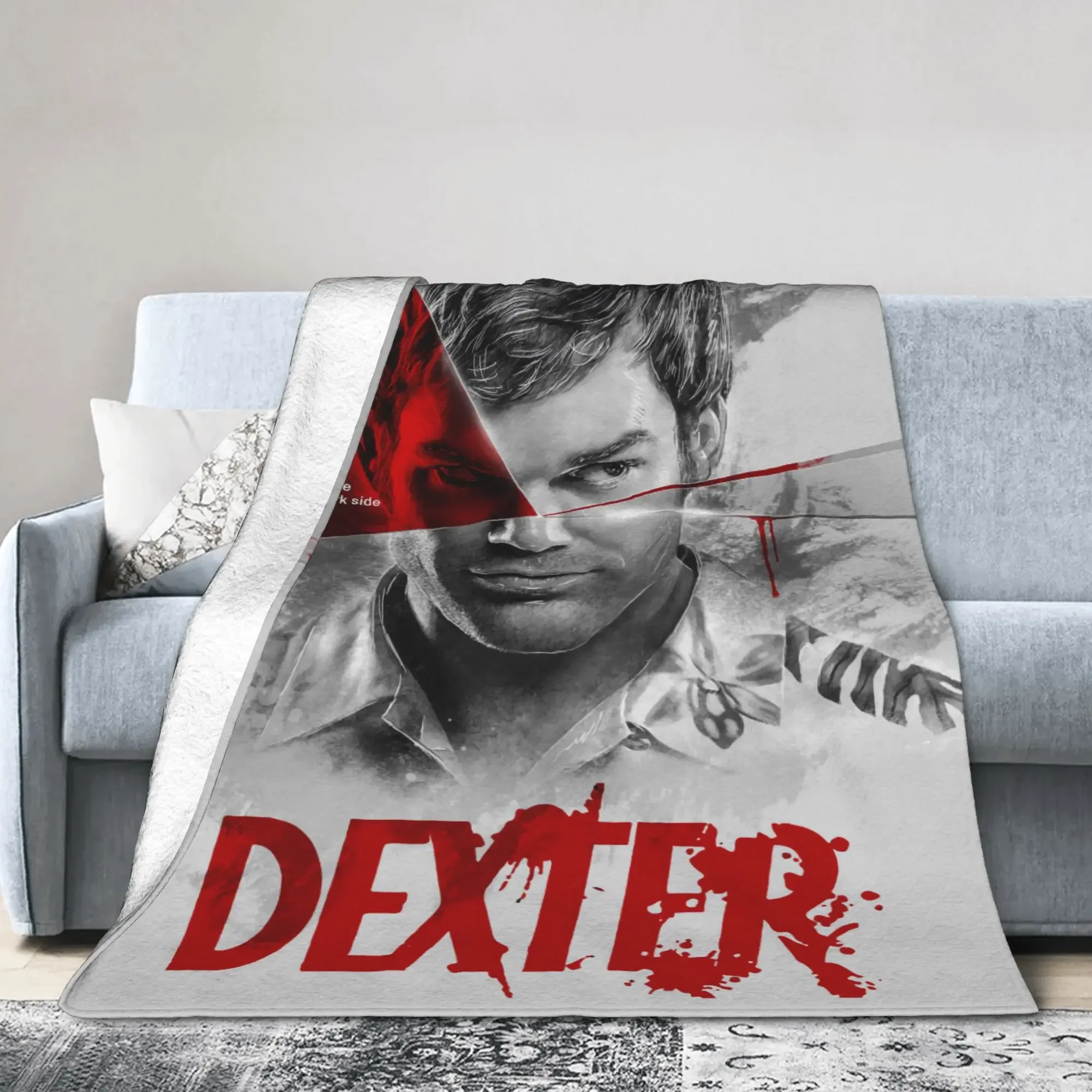 Dexter Morgan We All Have a Dark Side Soft Blanket Quality Throw for Kids and Adults Winter Bedspread for Living Room or Novelt
Dexter Morgan We All Have a Dark Side Soft Blanket Quality Throw for Kids and Adults Winter Bedspread for Living Room or Novelt