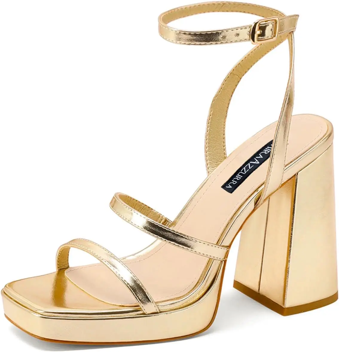 Strappy Heel Sandals with Square Toe, Chunky High Heels and Buckle Ankle Strap for Women Party Wedding
Strappy Heel Sandals with Square Toe, Chunky High Heels and Buckle Ankle Strap for Women Party Wedding