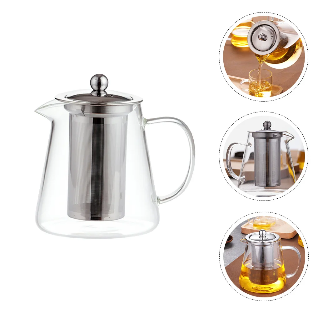 Glass Tea Pot with Infuser Heat Resistant Transparent Teapot for Home Use Fine Workmanship Sturdy Design Easy to Clean
Glass Tea Pot with Infuser Heat Resistant Transparent Teapot for Home Use Fine Workmanship Sturdy Design Easy to Clean