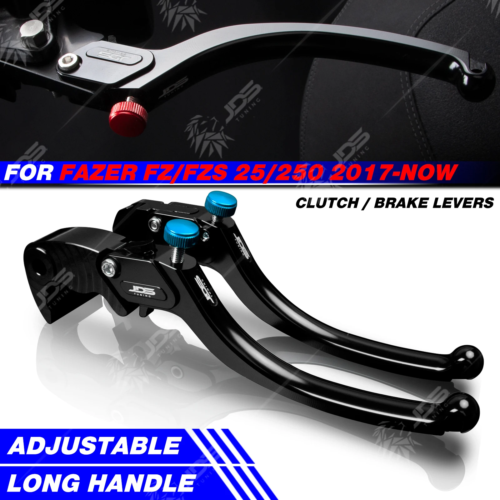 JDSTUNING For Yamaha FAZER 25/FAZER 250/FZ25/FZ250/FZS25/FZS250 2017-NOW Clutch Lever Brake Lever Set Long Handle Levers Parts
JDSTUNING For Yamaha FAZER 25/FAZER 250/FZ25/FZ250/FZS25/FZS250 2017-NOW Clutch Lever Brake Lever Set Long Handle Levers Parts